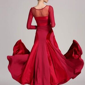 Elegant Red Evening Gown